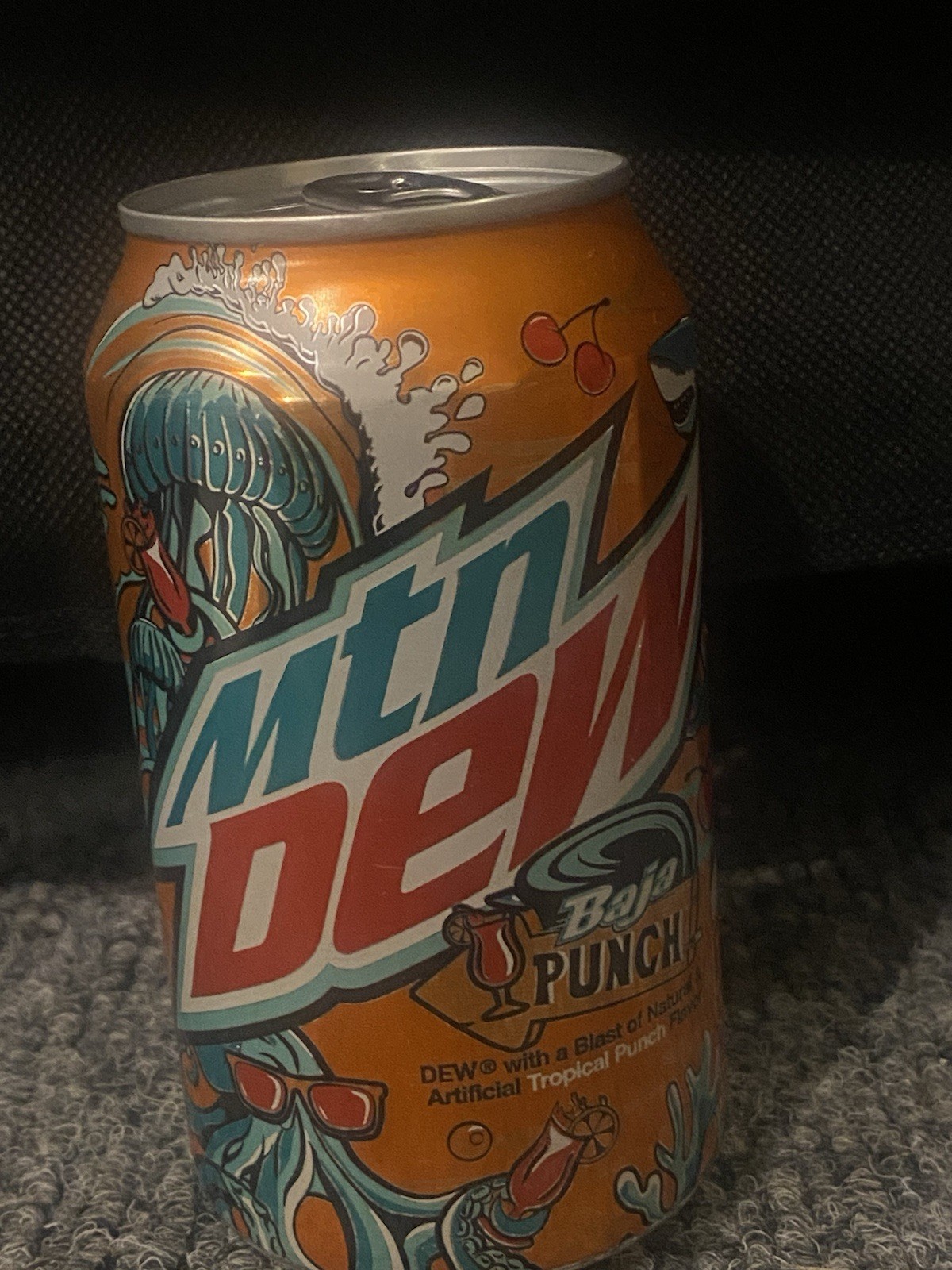 Mountain Dew Baja Punch Full Unopened Can