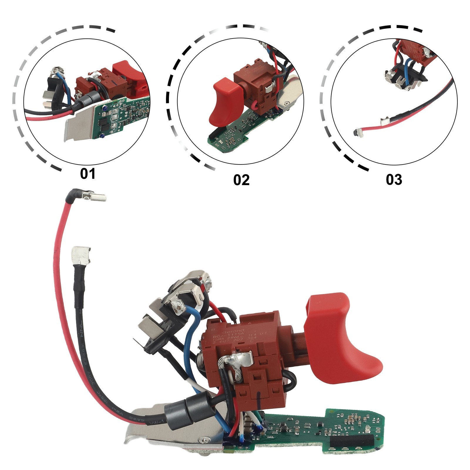 Long lasting Switch Trigger for GSR12 2 LI GSB12 2 LI Drill Screw Driver