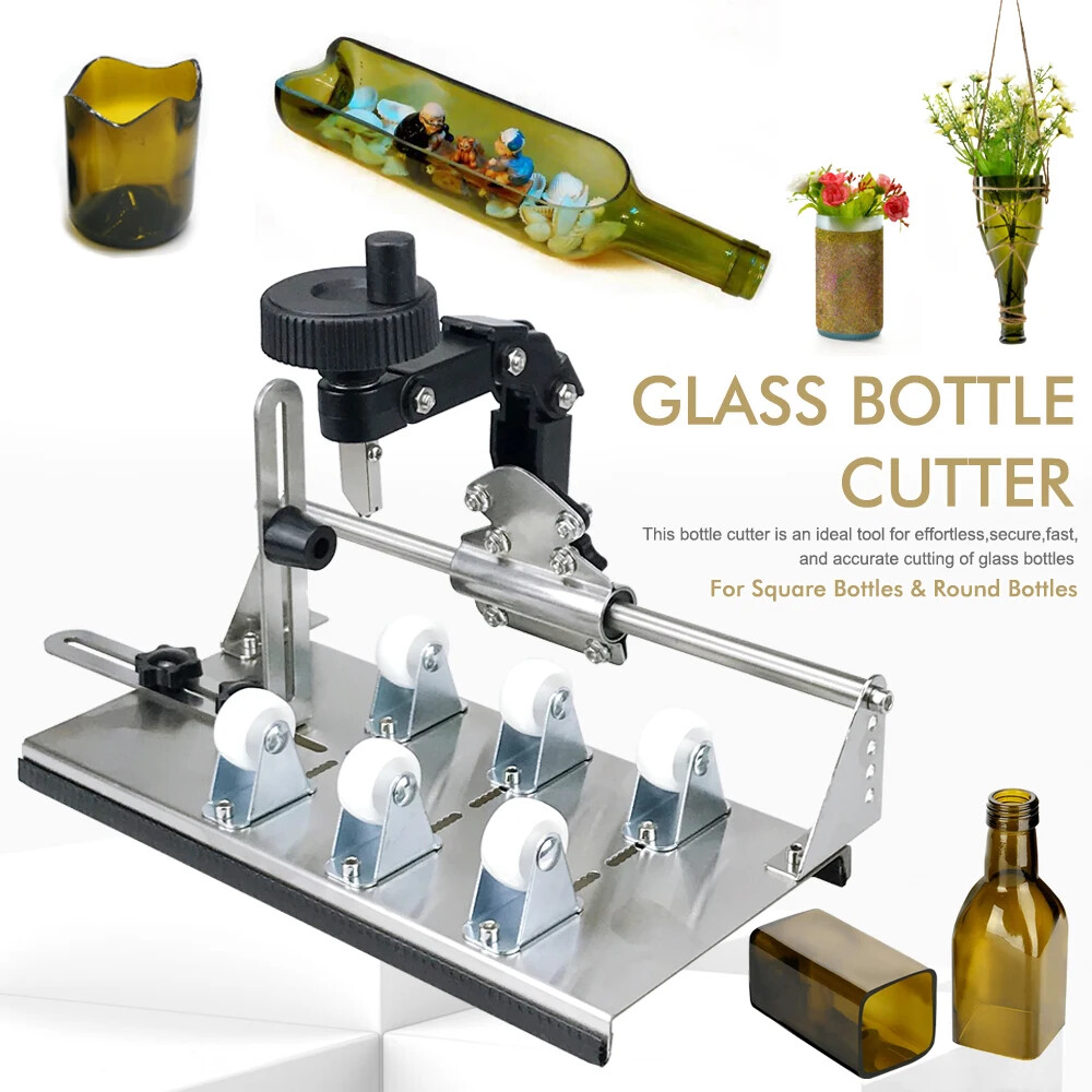 Glass Bottle Cutter Upgraded Curve Glass Cutting Tools For Round Square Bottles