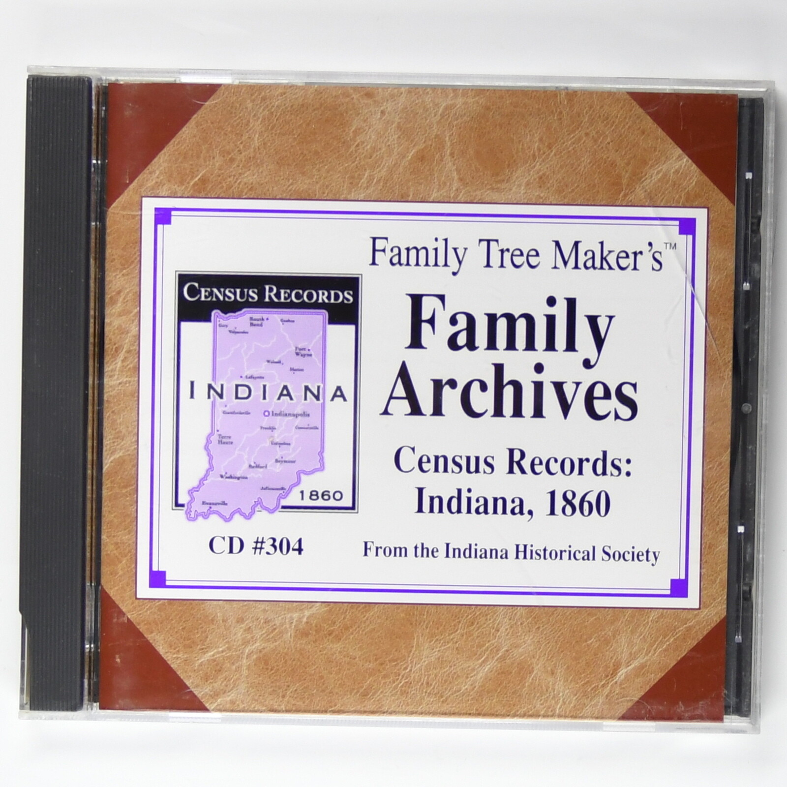 Broderbund Family Tree Maker Data CD # 304 Census Records Indiana 1860