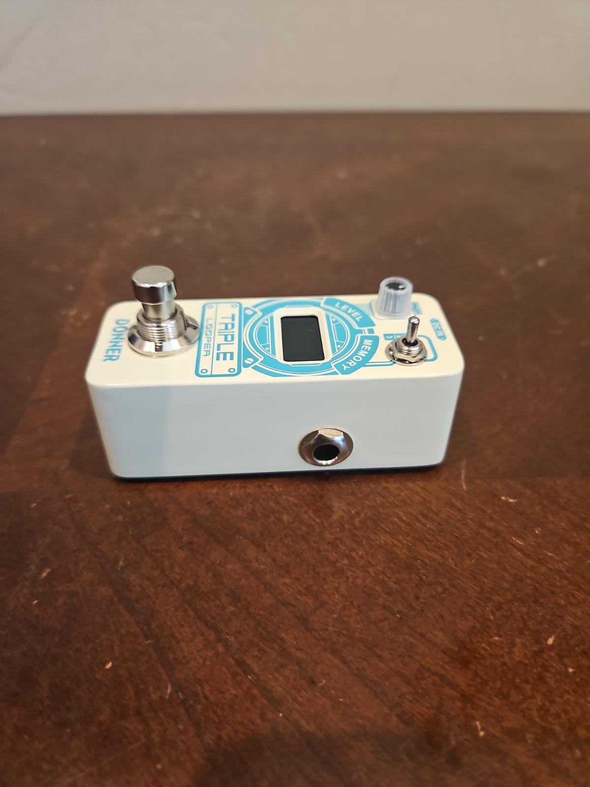 Donner Triple Looper Guitar Effect Pedal 90 mins Looping Time with Screen 3 Loop