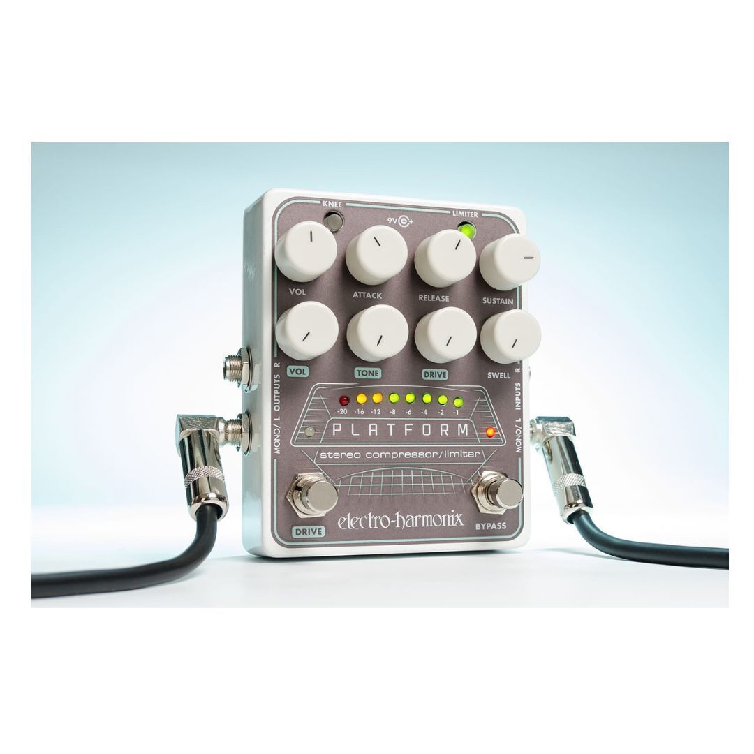 Electro Harmonix Platform Stereo Compressor Limiter Pedal PRO Audio