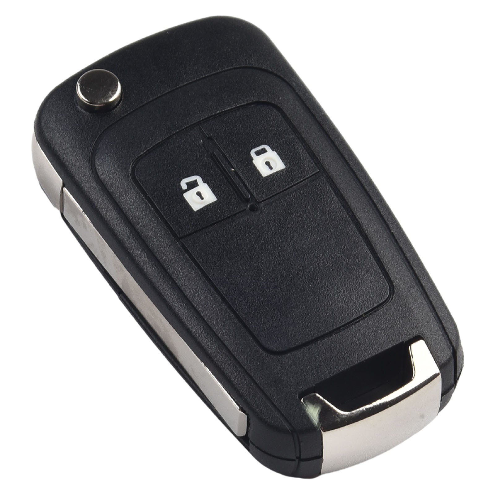 Key Shell 2-button 1PC ABS Black Car Key New For Opel Olding Key Housing
