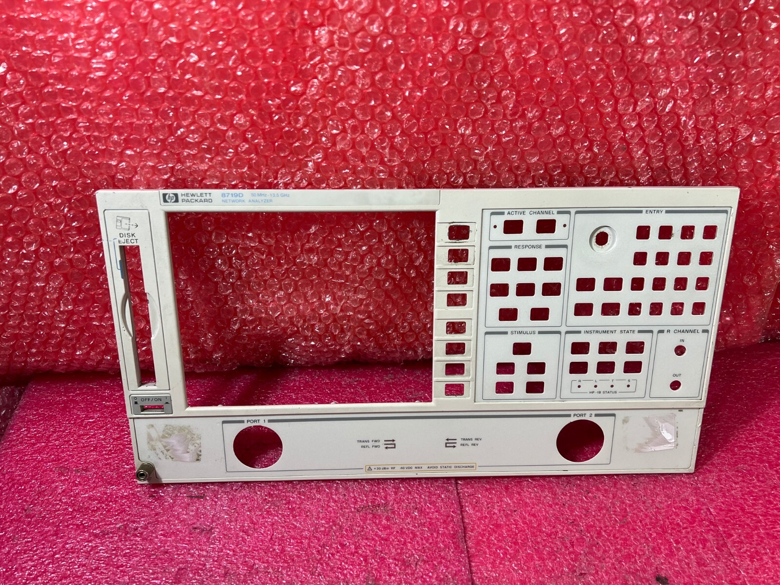 HP Agilent 8719D Vector Network Analyzer ''Panel only''