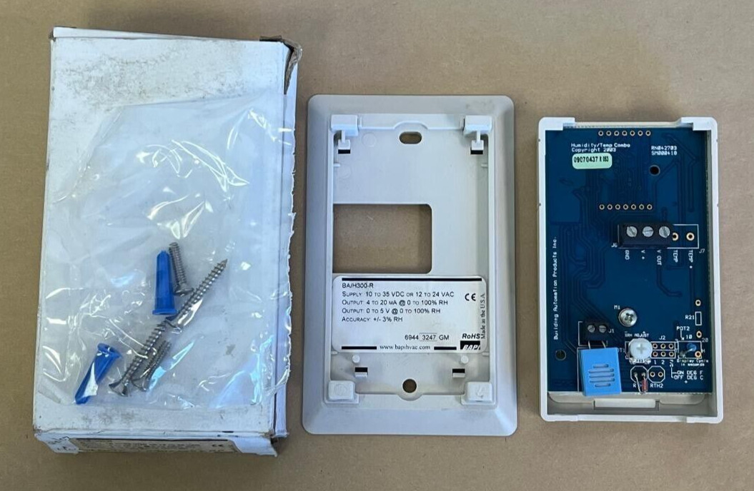 BAPI HVAC BA/H300-R HUMIDITY TRANSDUCER, ITEM A