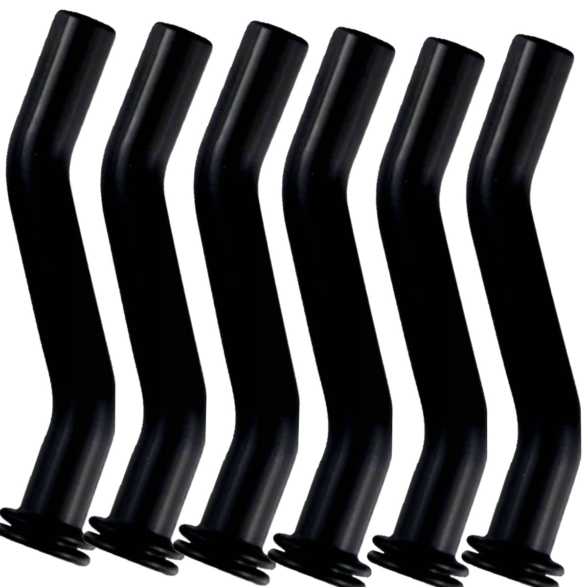 3 Inch 6Pcs Vacuum Hoses 596163 593998 797408 For Briggs Black