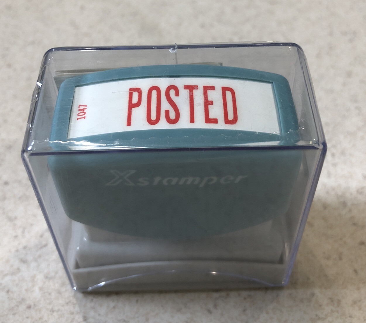 Shachihata Xstamper POSTED Red Ink #1047 NOS