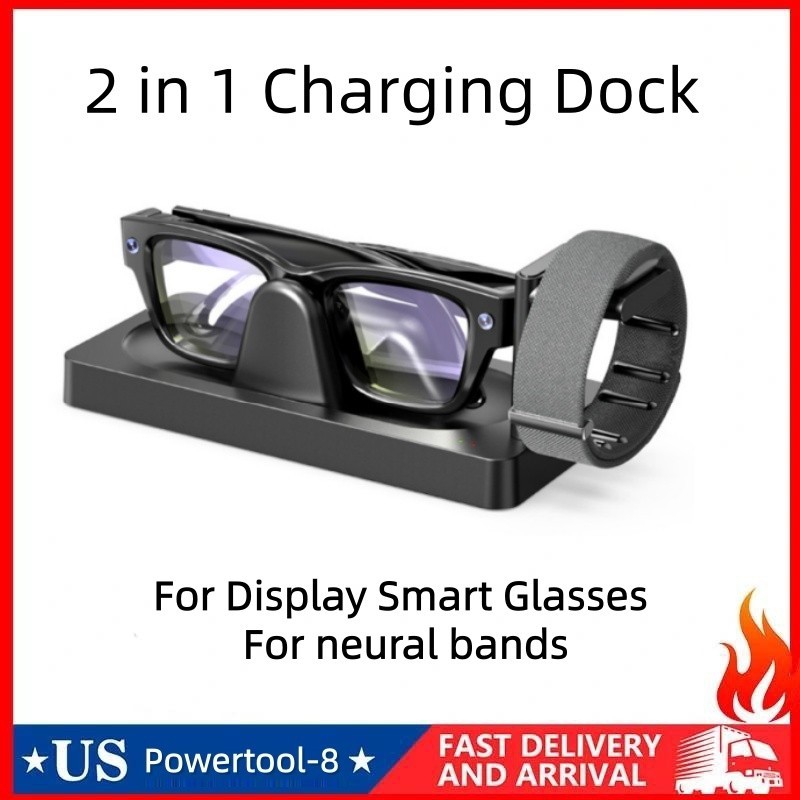 for 2 In 1 Smart Glasses Charging For RayBan Display Glasses For Neural