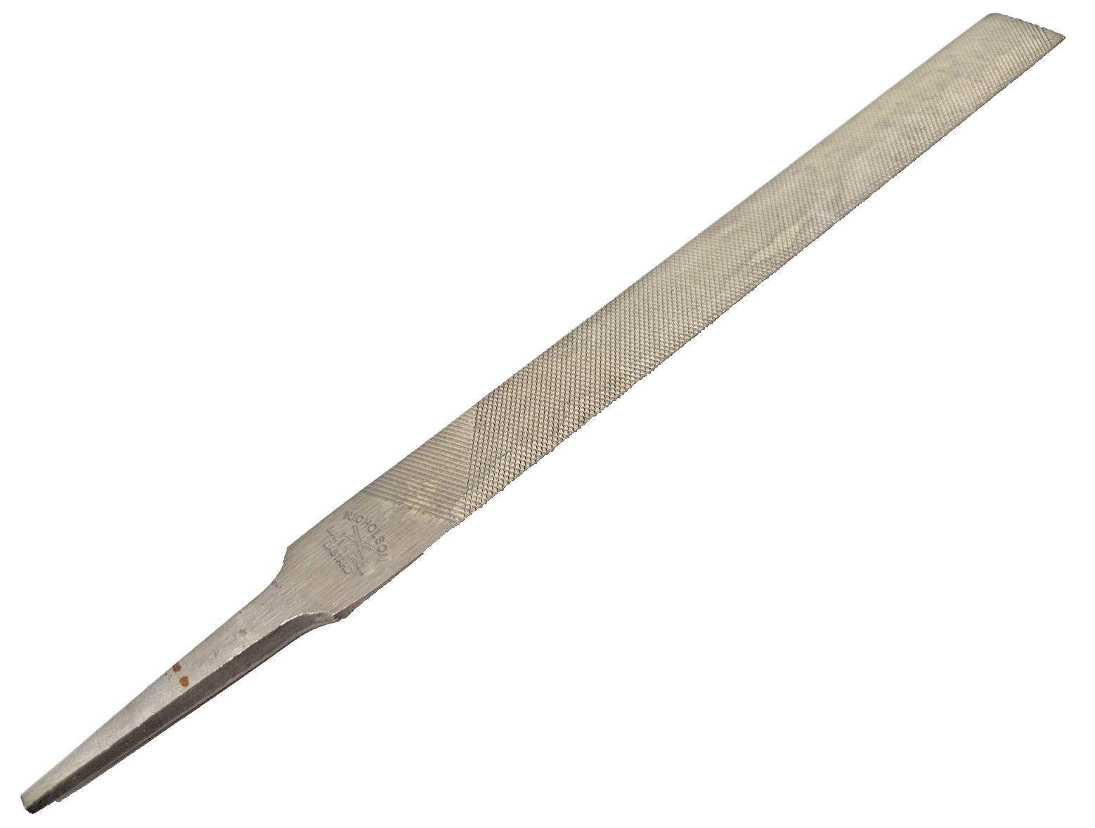 04927N Nicholson 8" Half Round Second Cut Double Cut