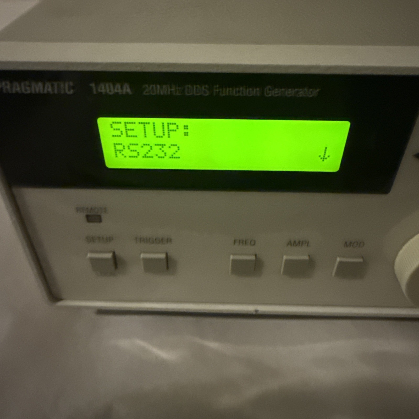 Pragmatic 1404A 20 MHz DDS Function Generator