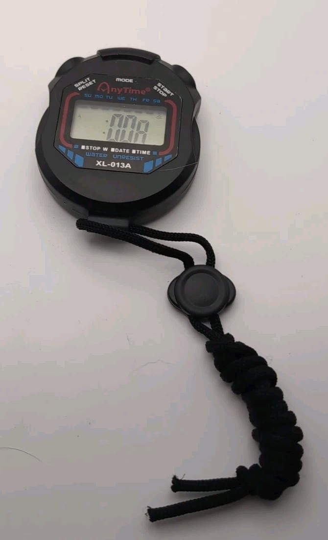 MULTI-FUNCTION ANYTIME HANDHELD STOPWATCH, XL-013A