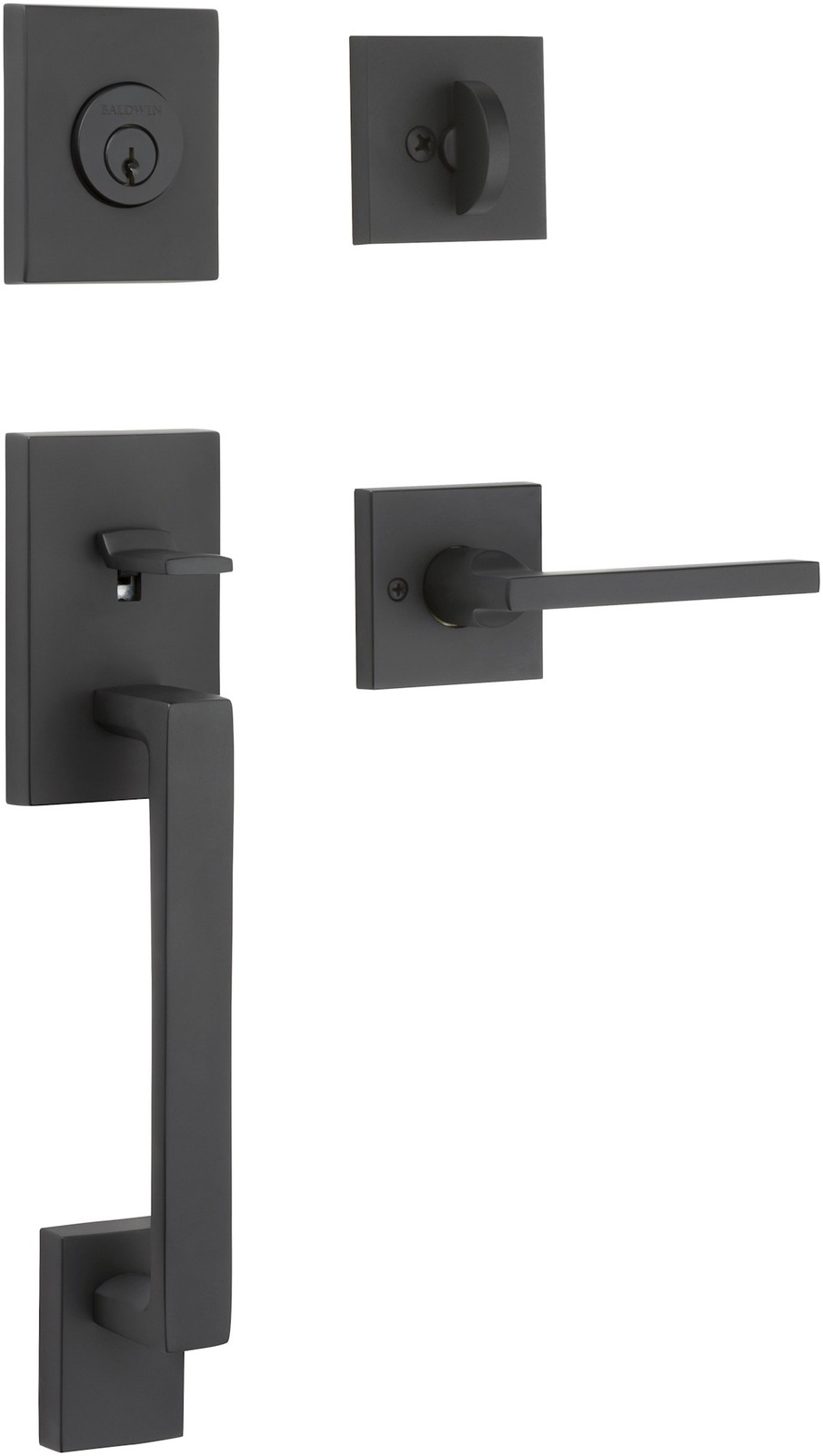 Baldwin SC.LAJxSQU.R.CSR La Jolla Sectional Single Cylinder Keyed - Black