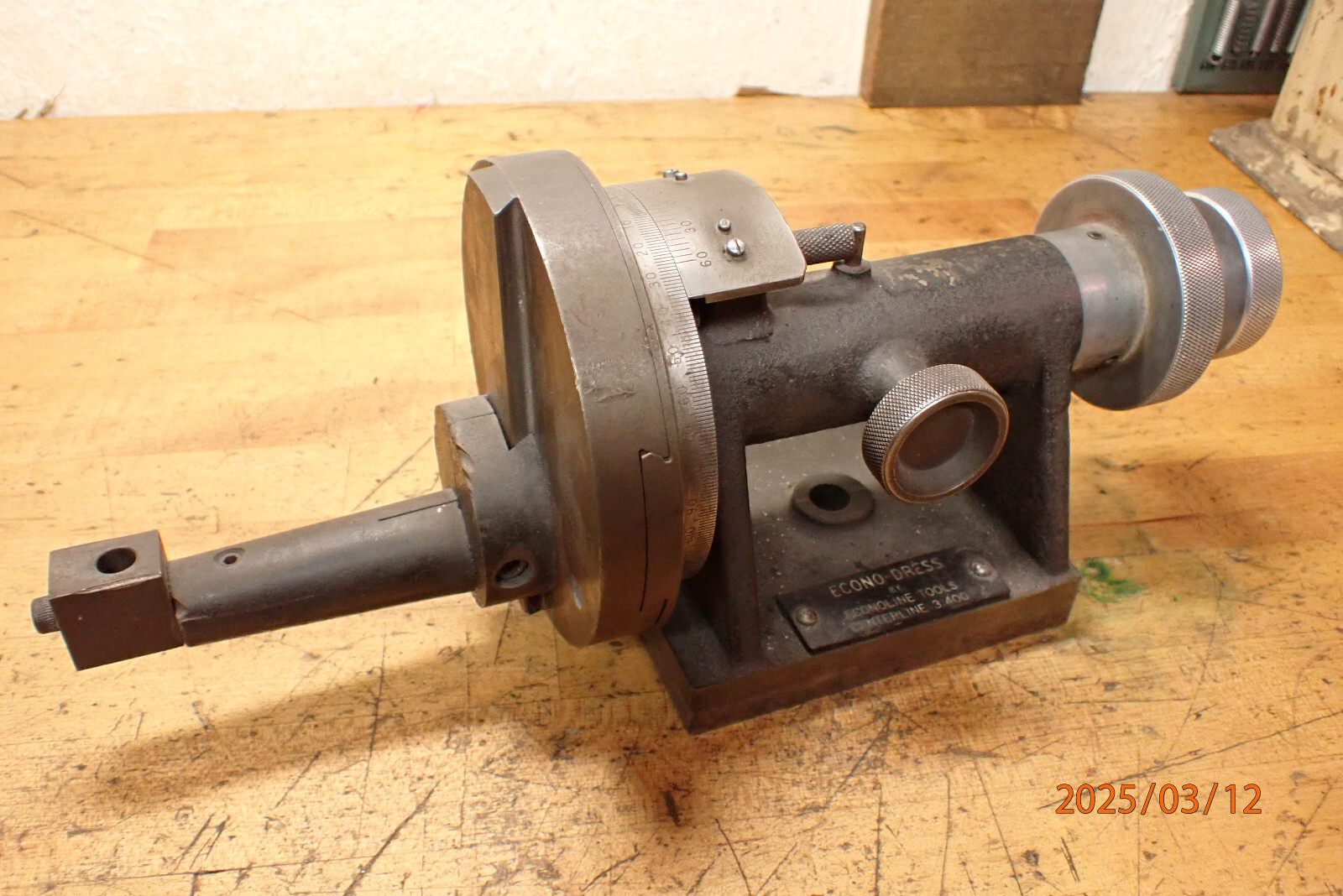 LOT L: ECONOLINE RADIUS DRESSER FOR SURFACE TOOL CUTTER GRINDER GRINDING WHEEL