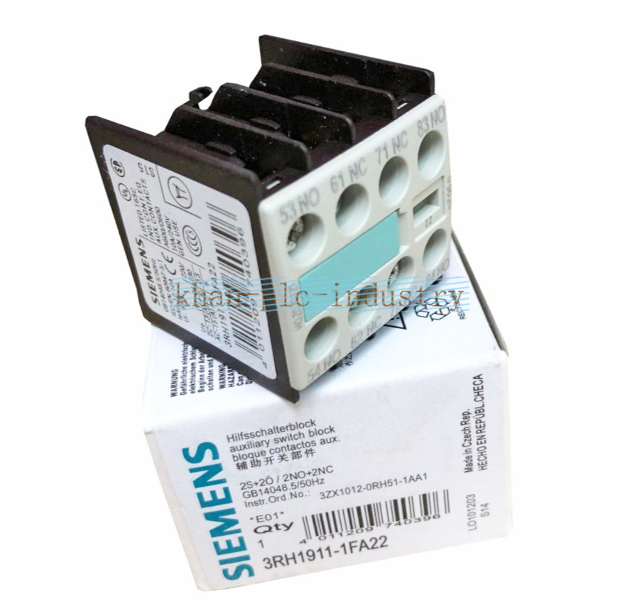 ONE Siemens 3RH1911-1FA22 auxiliary contact NEW