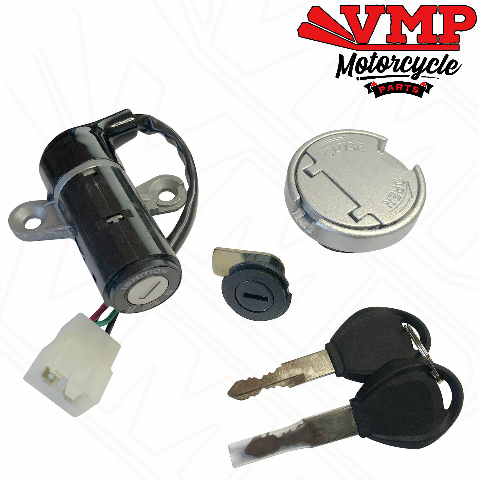 Scomadi TL125 A/C Lock Key Ignition Barrel Fuel Cap Set