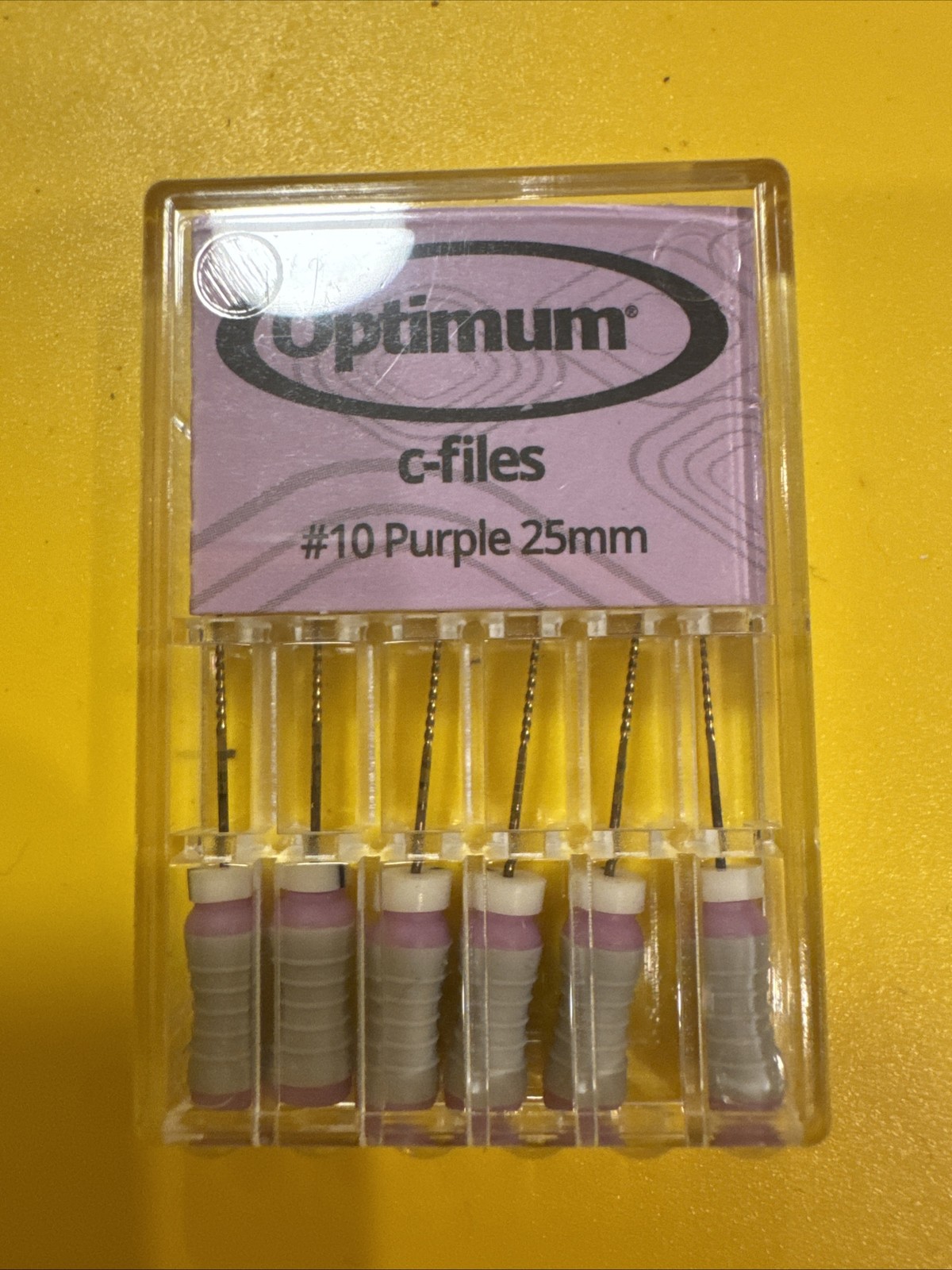 Benco Optimum K-Files #10,  25mm. Pack Of 6