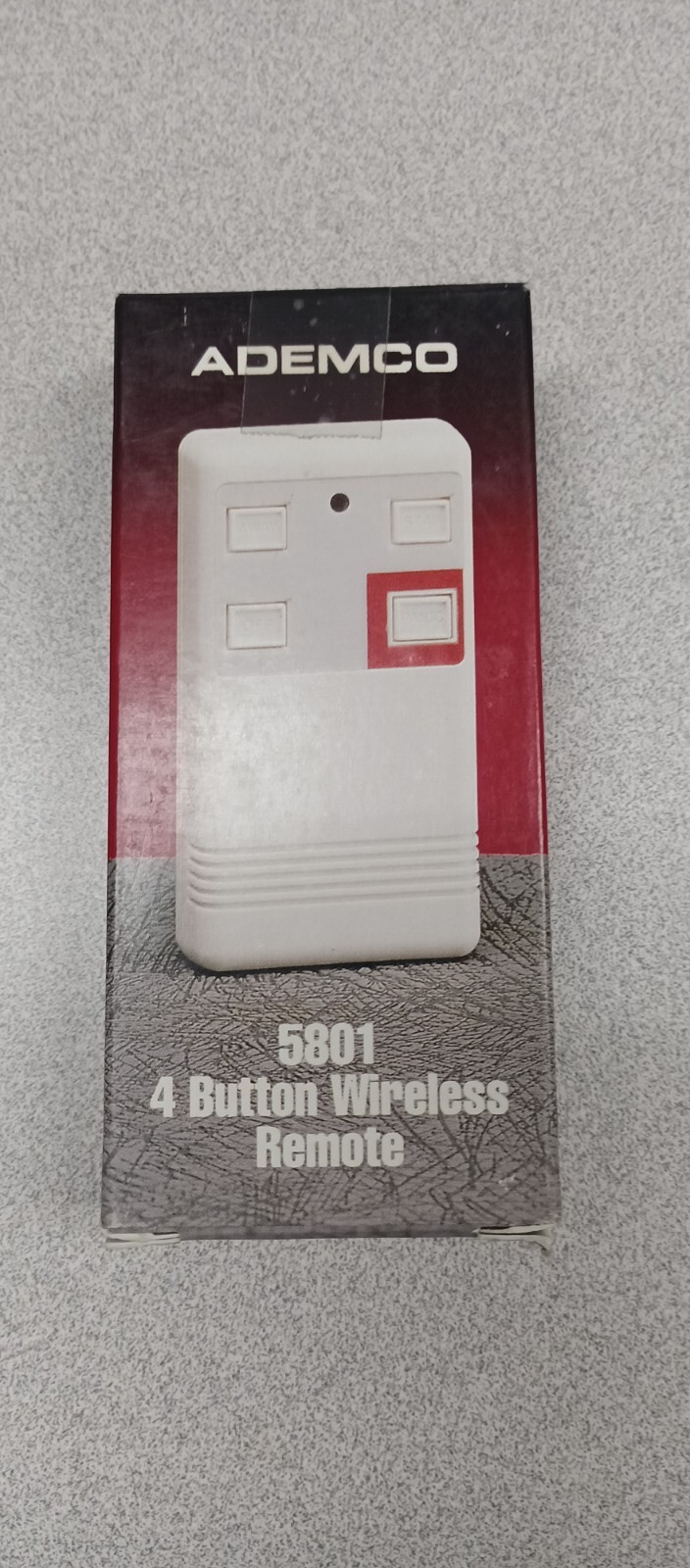 Ademco 5801 4 Button Wireless Remote