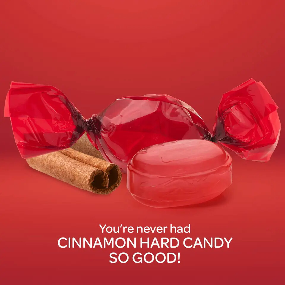 American Cinnamon Old Fashioned Hard Candy, Individually Wrapped, Bulk Value Now