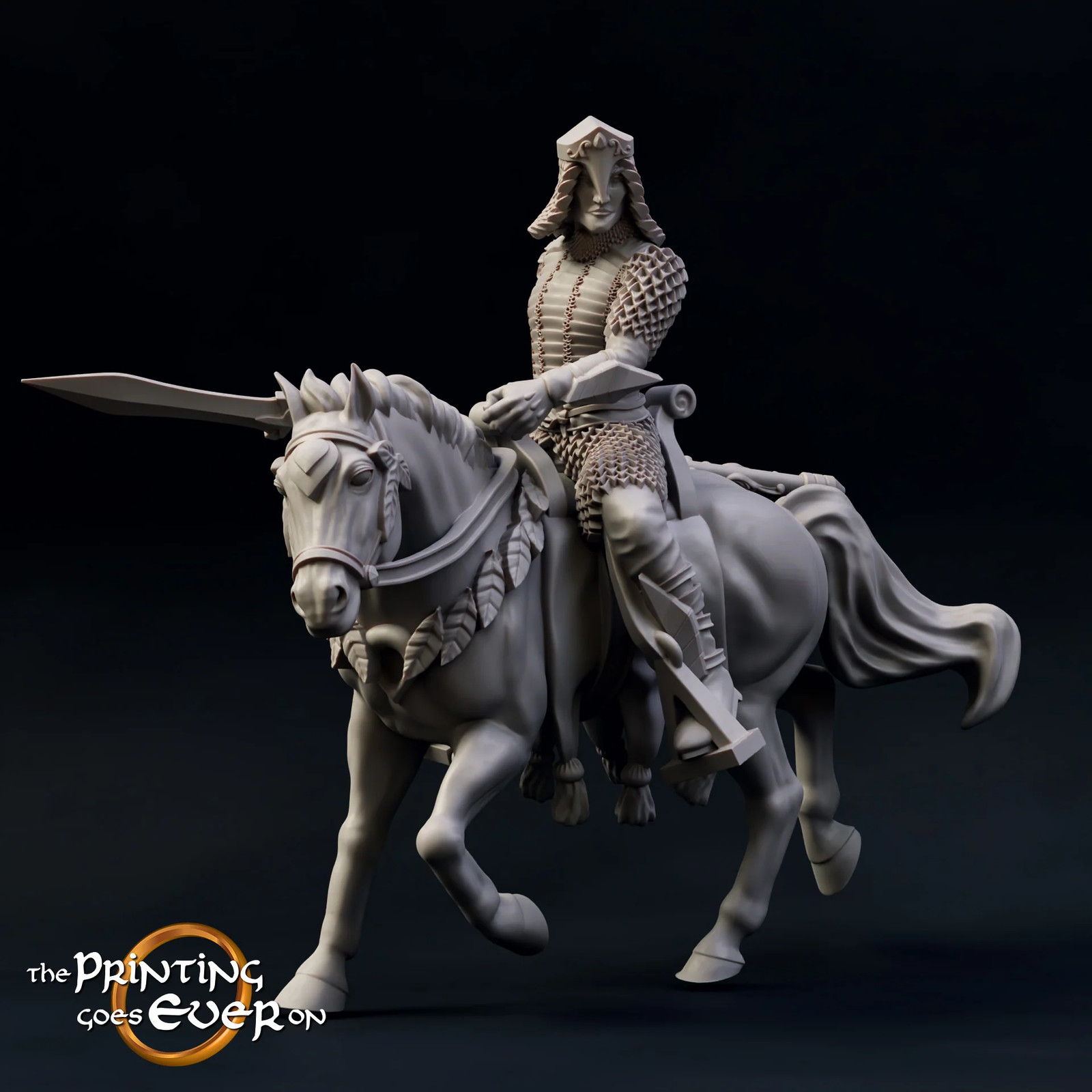 Brightwood Rider - 28-32mm Elves of the - Resin Tabletop Miniature
