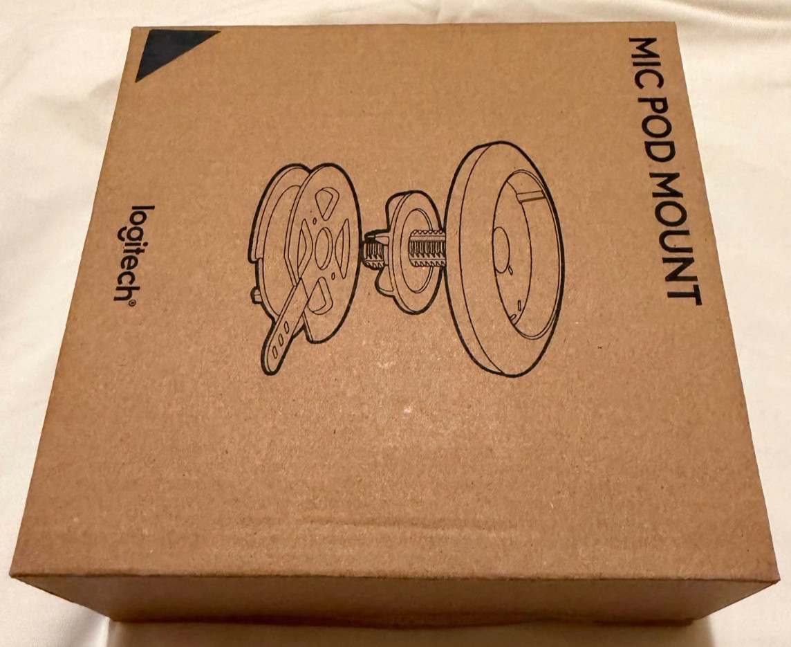 LOGITECH 989-000430 Rally Mic Pod (Graphite) w/ Mount 952-000002 Combo