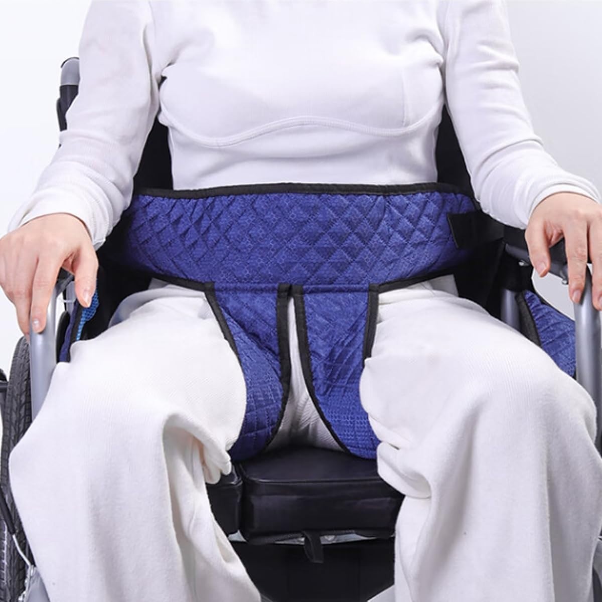 Multi-Buckle Wheelchair Safety Belt-Adjustable Medical Strap for Elderly&Disable