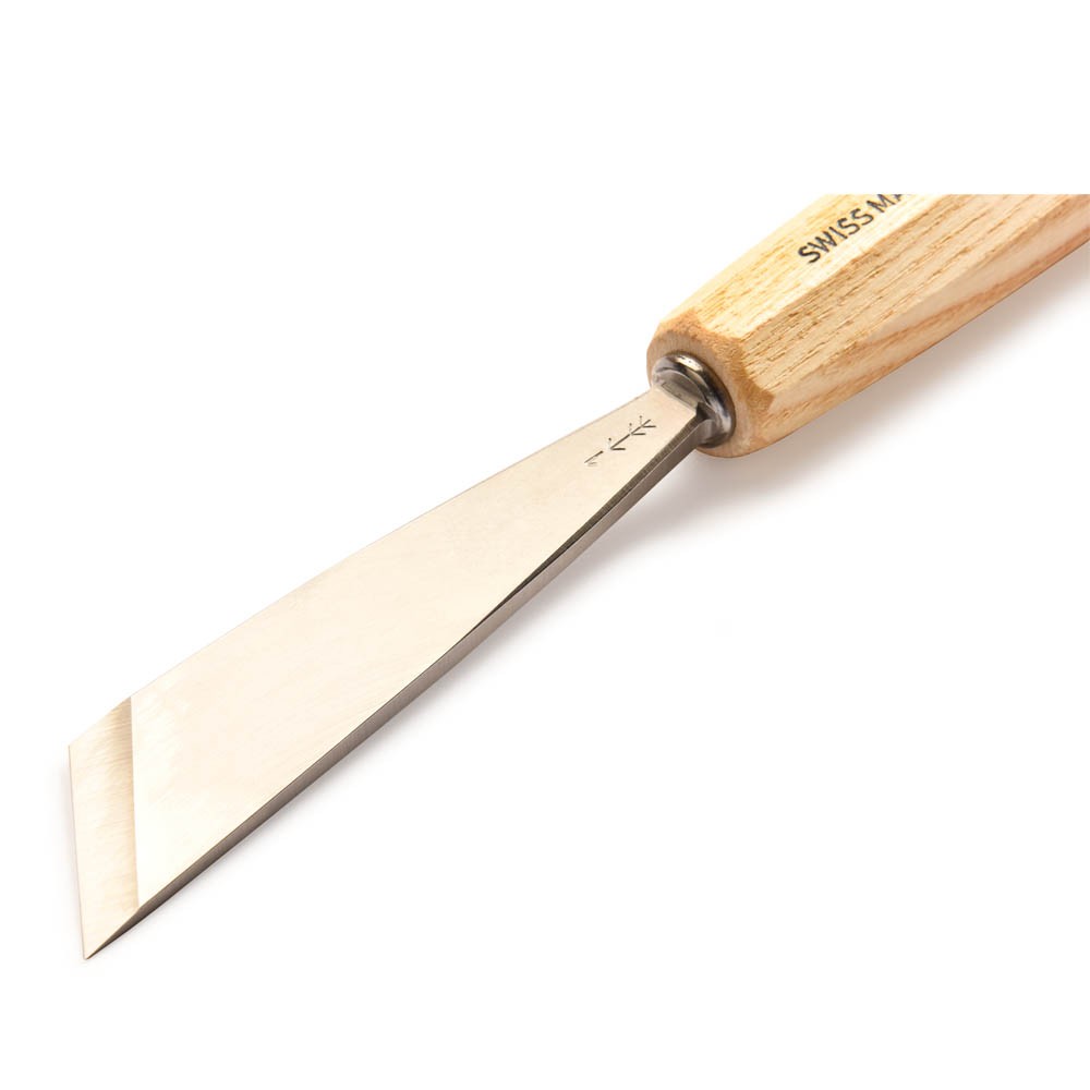 PFEIL "Swiss Made" 30mm # 1 Sweep Skew Cut Chisel - Double Bevel