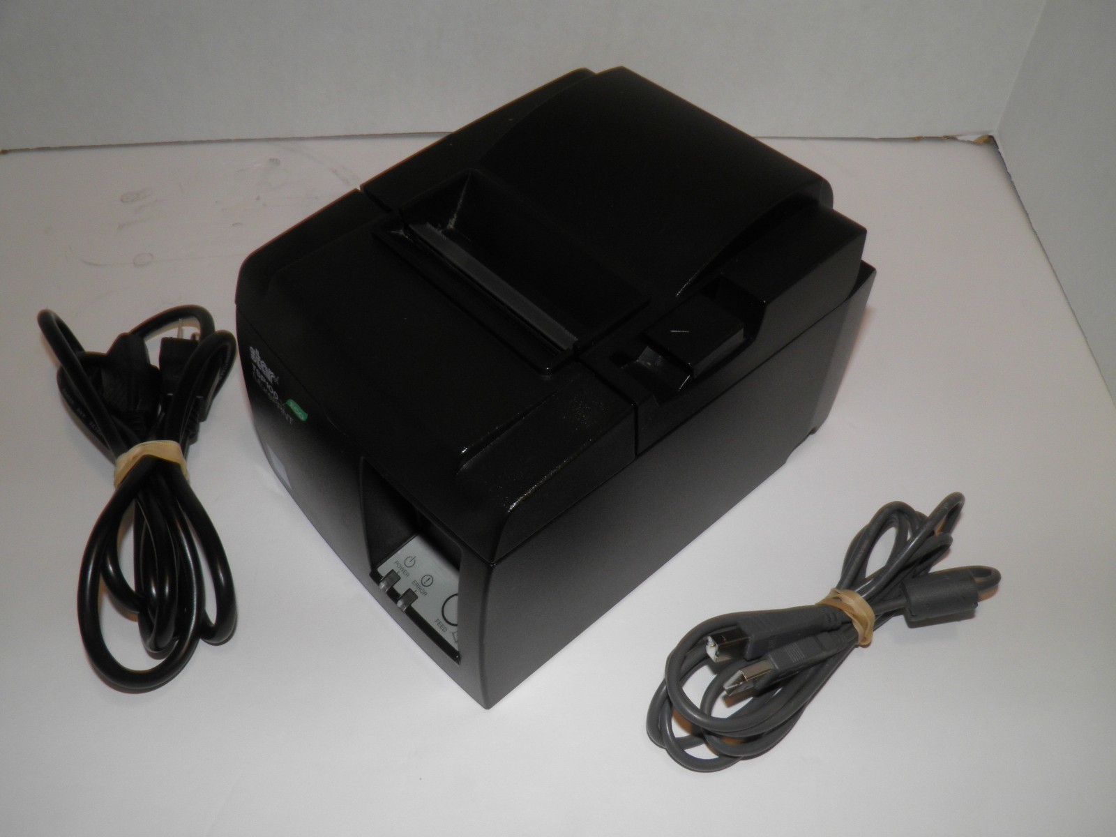 Star TSP100II Thermal POS Receipt Printer USB  143IIU w power cord & USB Cable