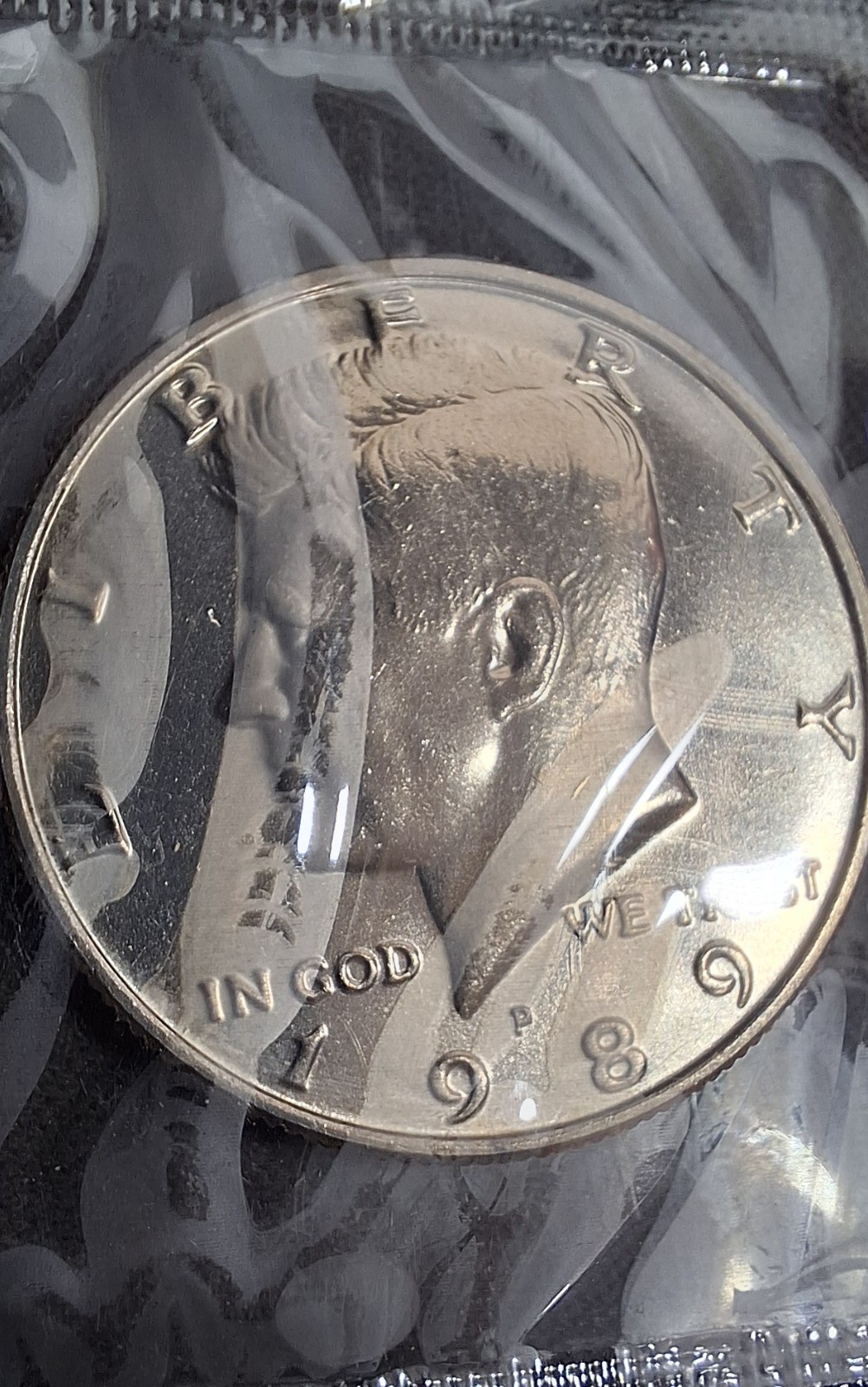 1989 Uncirculated Coin Set, Packaging ERROR, Missing "P" Cent, Sealed