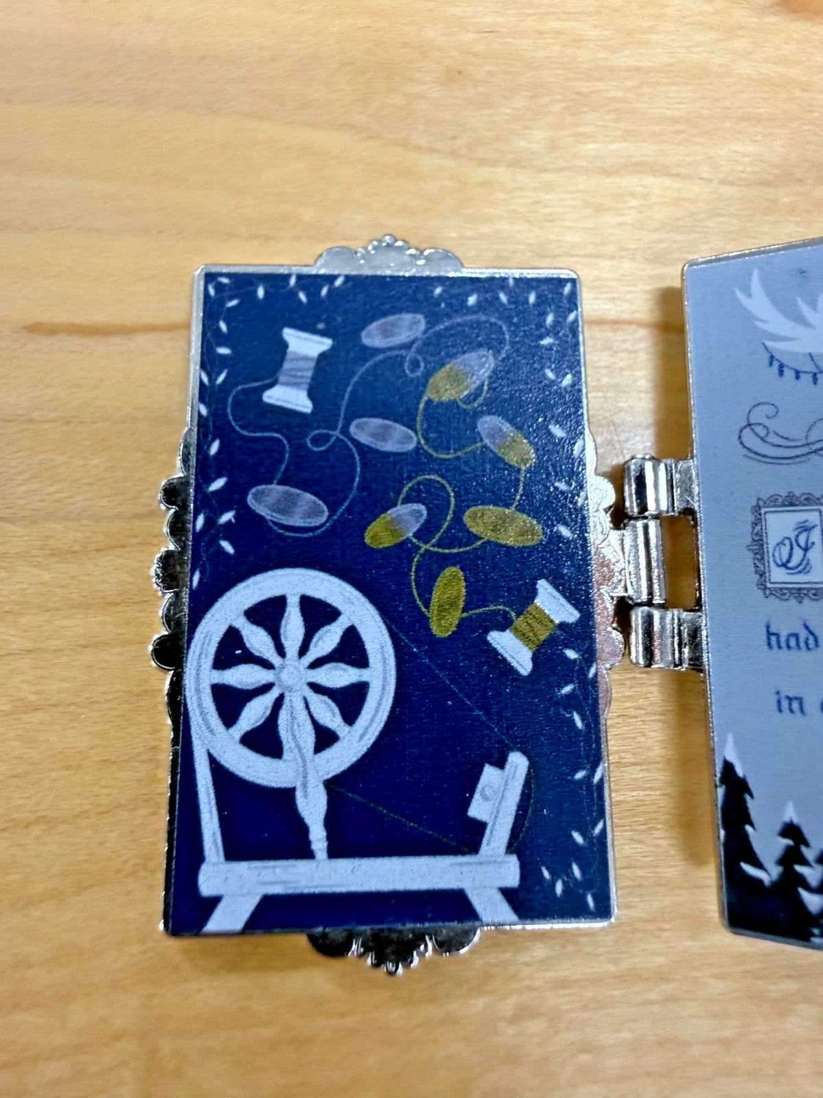 Owlcrate Treasured Tomes Pin Spinning Silver Naomi Novik 7 Of 12 Pin Only