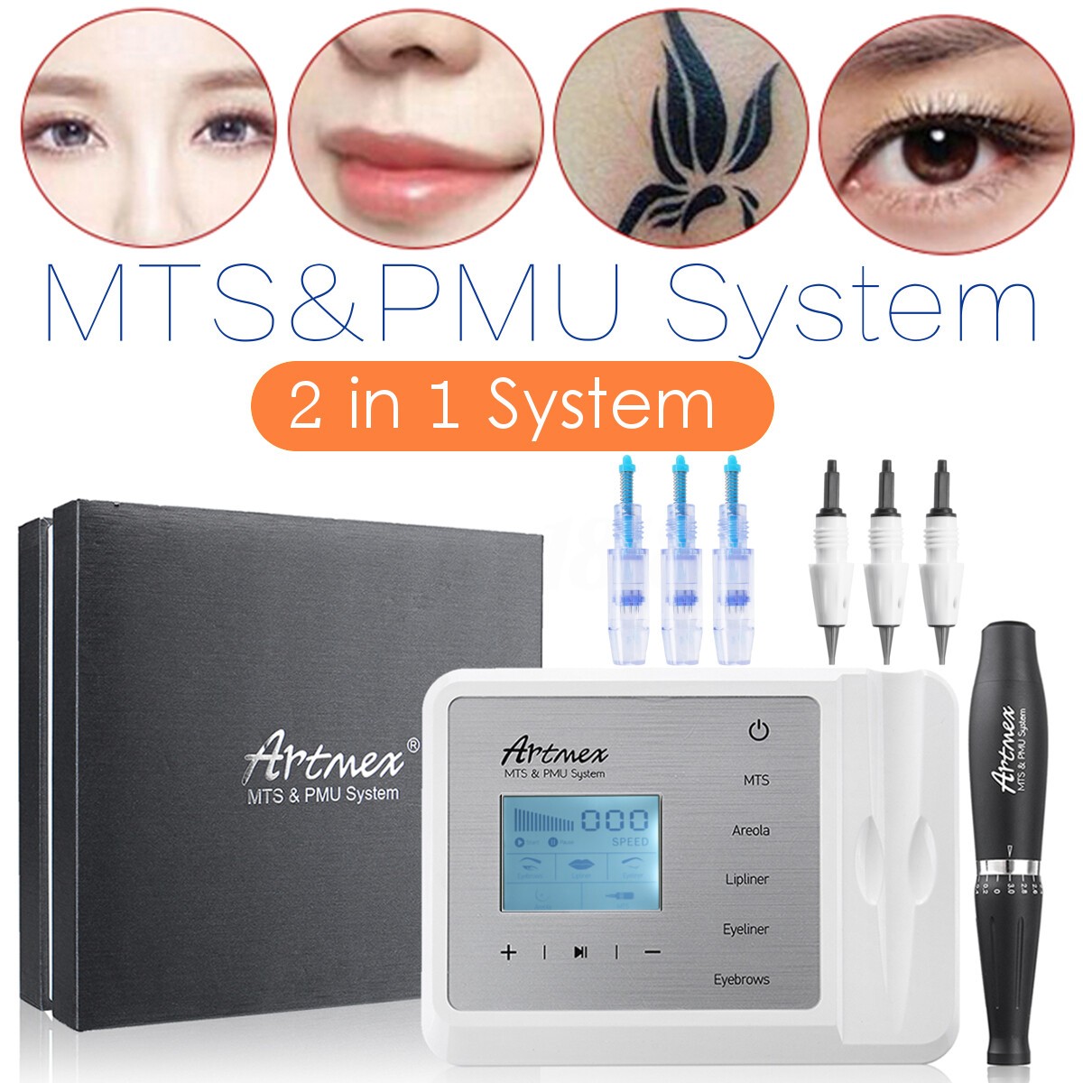 Digital Permanent Makeup Machine Micro Pigment Tattoo Tool Tattoo Machine Kit