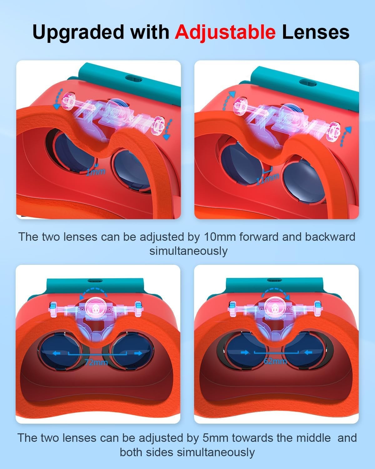 VR Headset Labo VR Kit 3D Goggles For Nintendo Switch OLED Gaming Accessory
