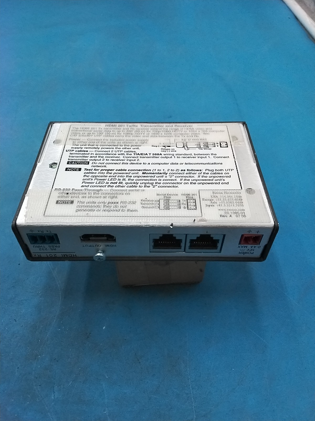 Extron HDMI 201 Rx Receiver