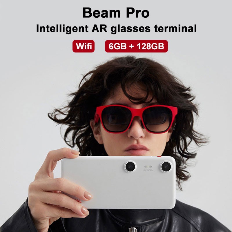 XREAL Beam Pro AR Glasses Terminal Wifi Dual 50MP 3D Cameras w/ 8MP Front Camera