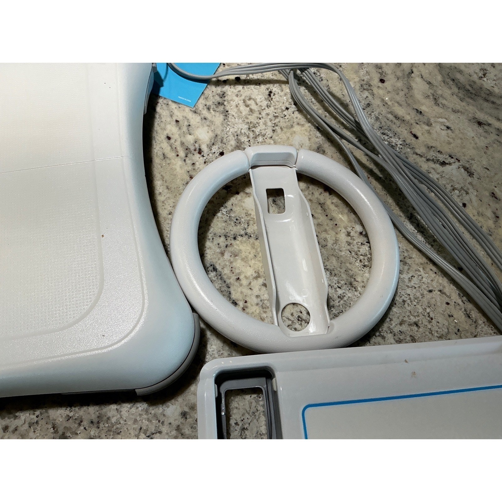 Nintendo Wii Bundle Console Balance Board uDraw Wheel Sensor Bar Contollers