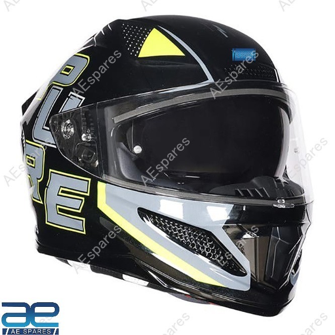 Crossair Hunter Full Face Helmet Compatible With Royal Enfield Rider @US