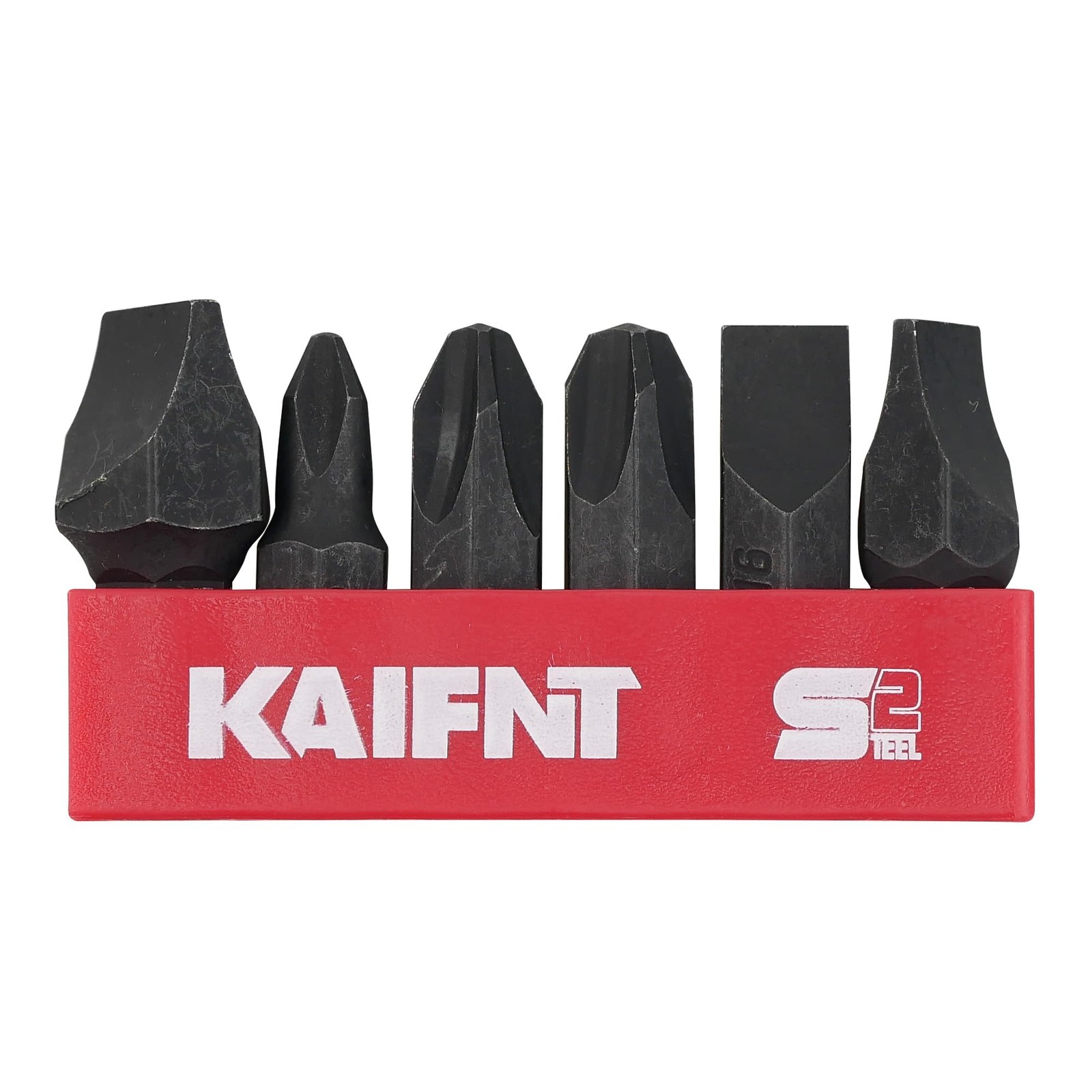 K504-012 S2 Steel Impact Driver Bit Set, Phillips & Slotted Bits with 5/16