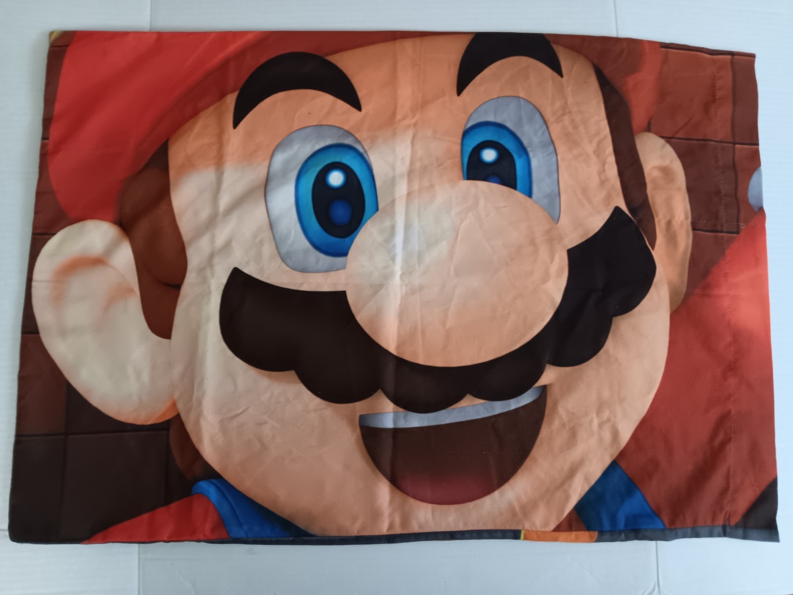 Super Mario Bros PILLOWCASE 2 Sided Different Graphics