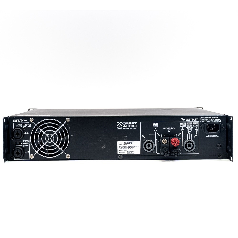 Crest Audio CC 1800 2 Channel Power Amplifier (2RU)