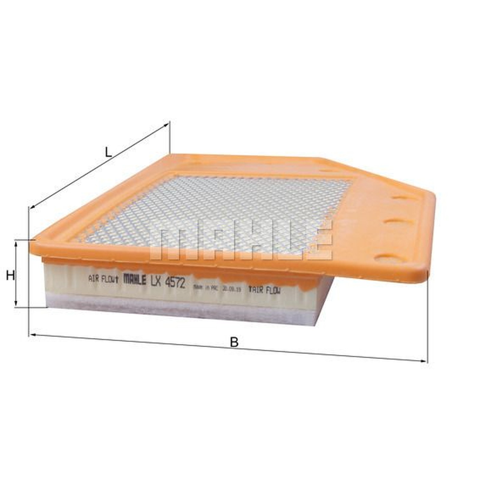 Mahle Air Filter LX4572 - OEM High Quality To Fit Vauxhall Insignia
