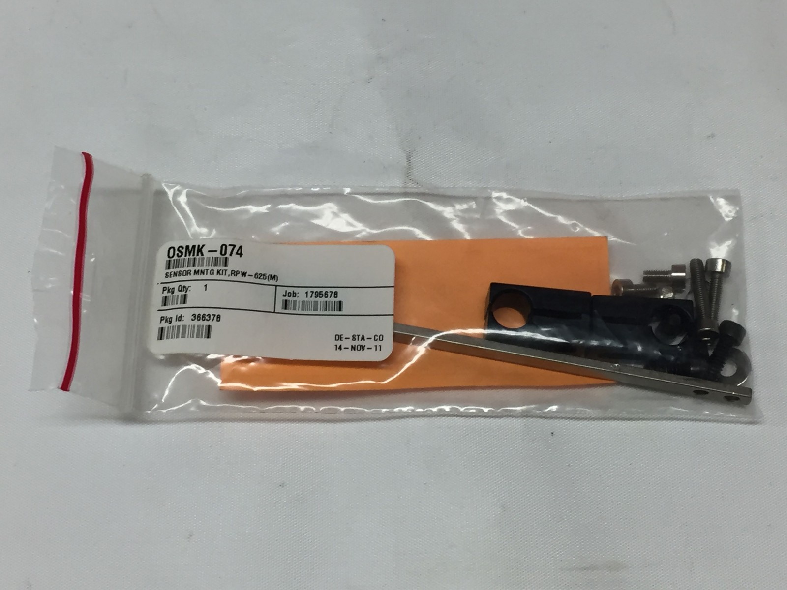 Dover Corp OSMK-074 Bracket w/ Metric Screws Sensor Mounting Kit