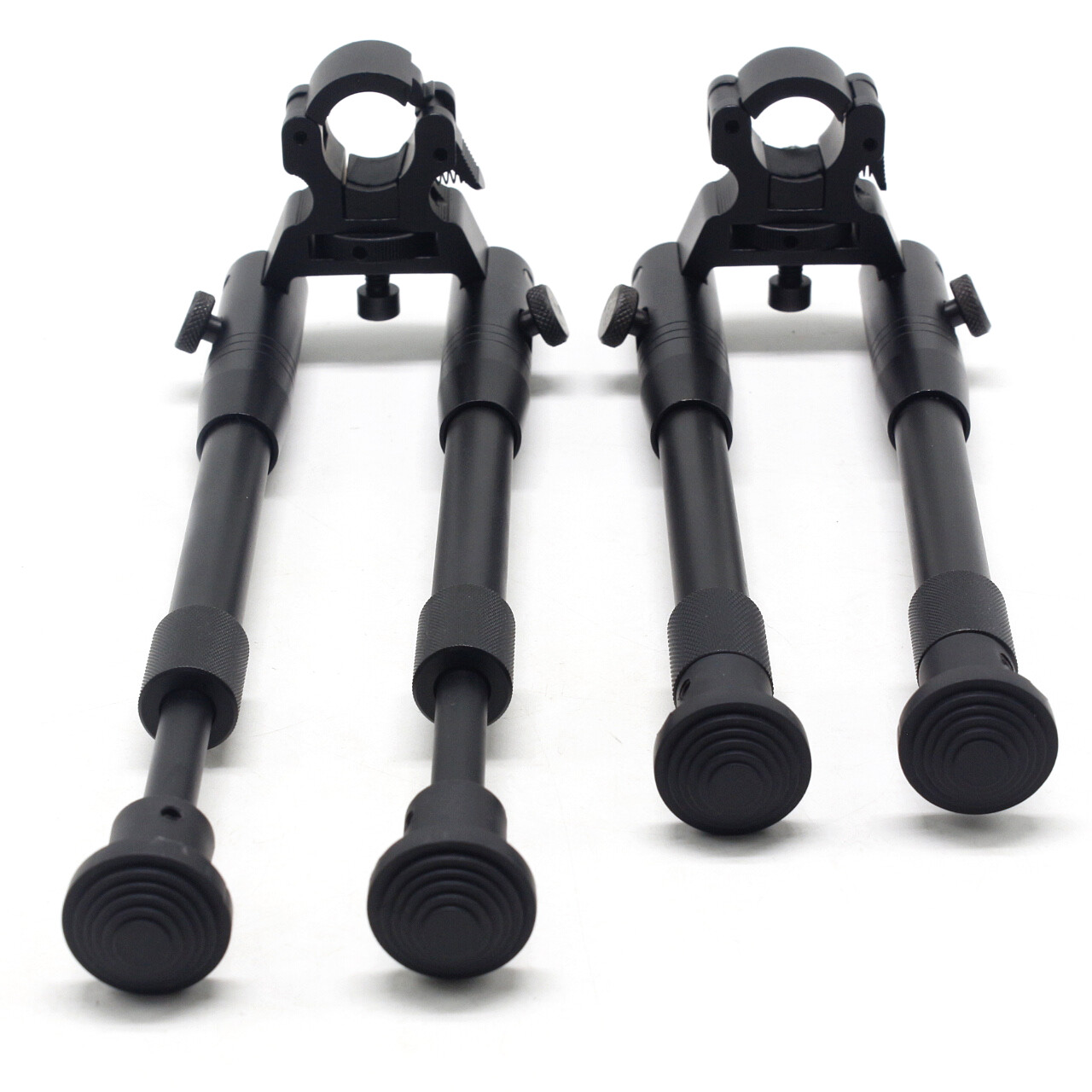 Quick Barrel Clamp-on Mount Adjustable Rifle Bipod Fit 11mm~19mm Universal Mount