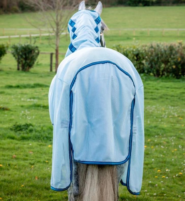 Amigo Bug Buster Vamoose Fly Sheet - Azure Blue/Navy