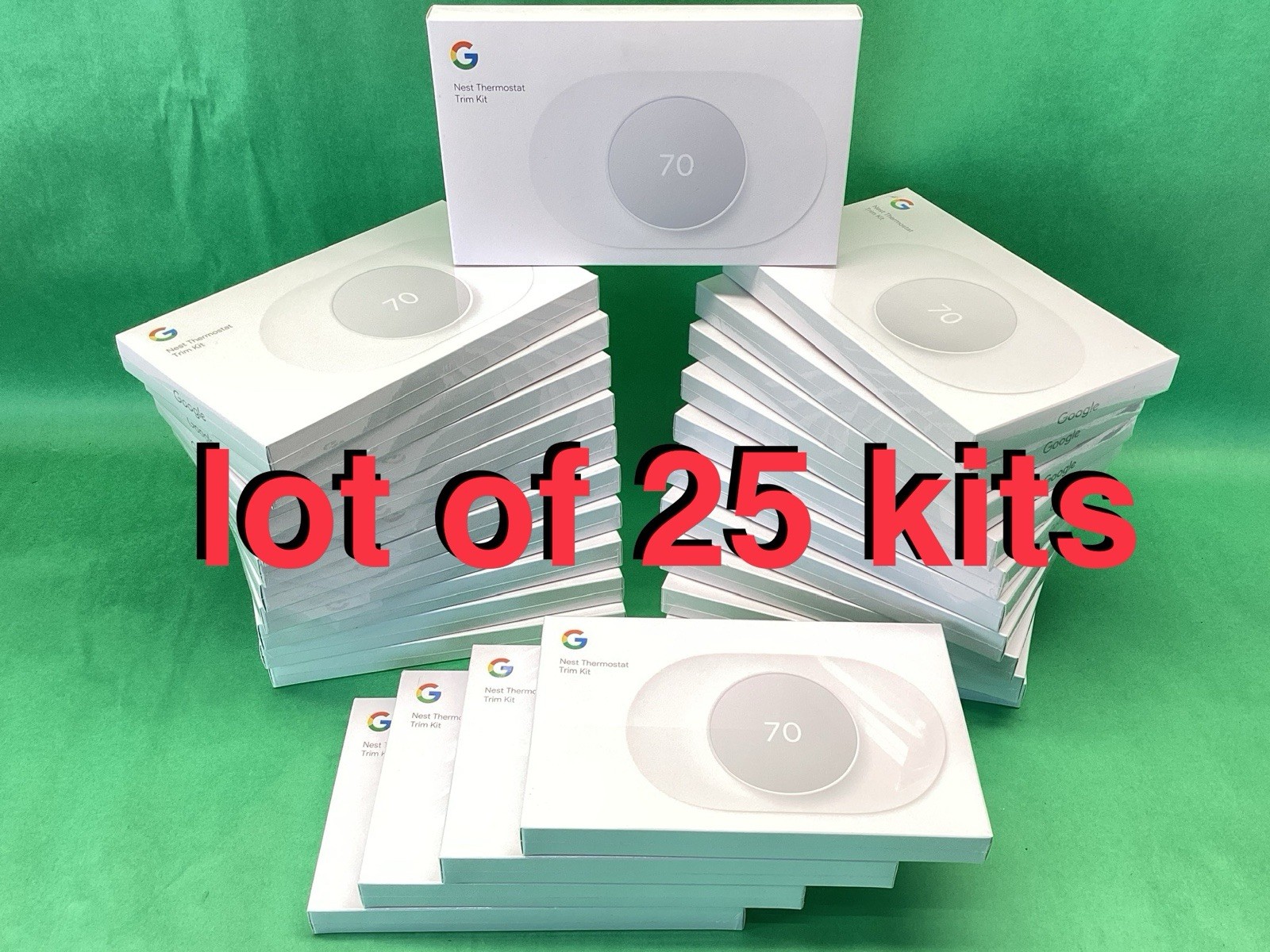 x25 NEW Google Nest Thermostat Wall Trim Kit Snow White GZZN7 - LOT OF 25