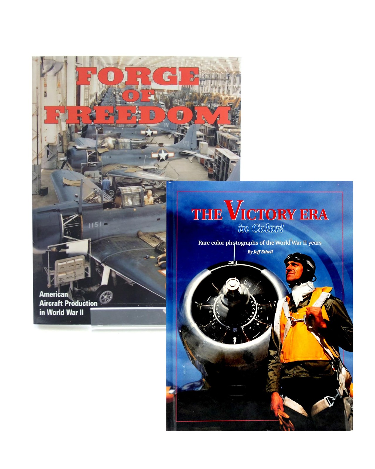WWII 2-Book Photo Set - Victory Era in Color & Forge of Freedom