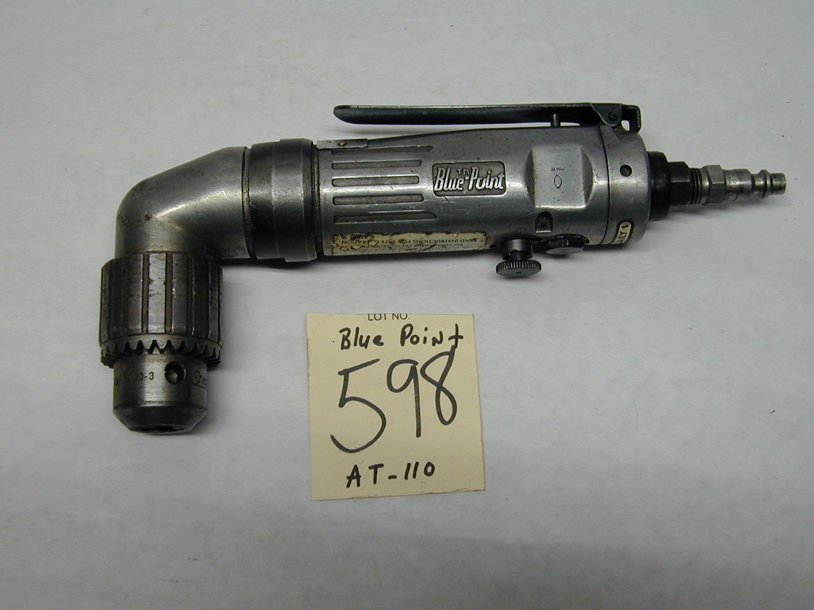 Blue Point Snap On AT110 Heavy Duty Angle Mini Air Die Grinder - TESTED