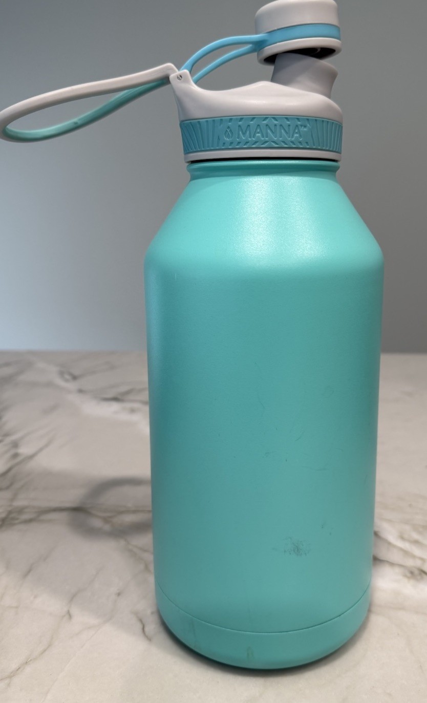 MANNA Convoy 64oz Water Bottle Sea Mist Large Stainless Insulated  Thermos