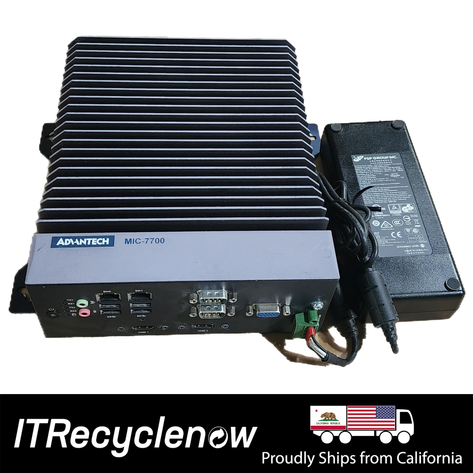 Advantech Desktop Compact Fanless i7-6700 4Ghz turbo 16GB DDR4 240GB SSD IP66