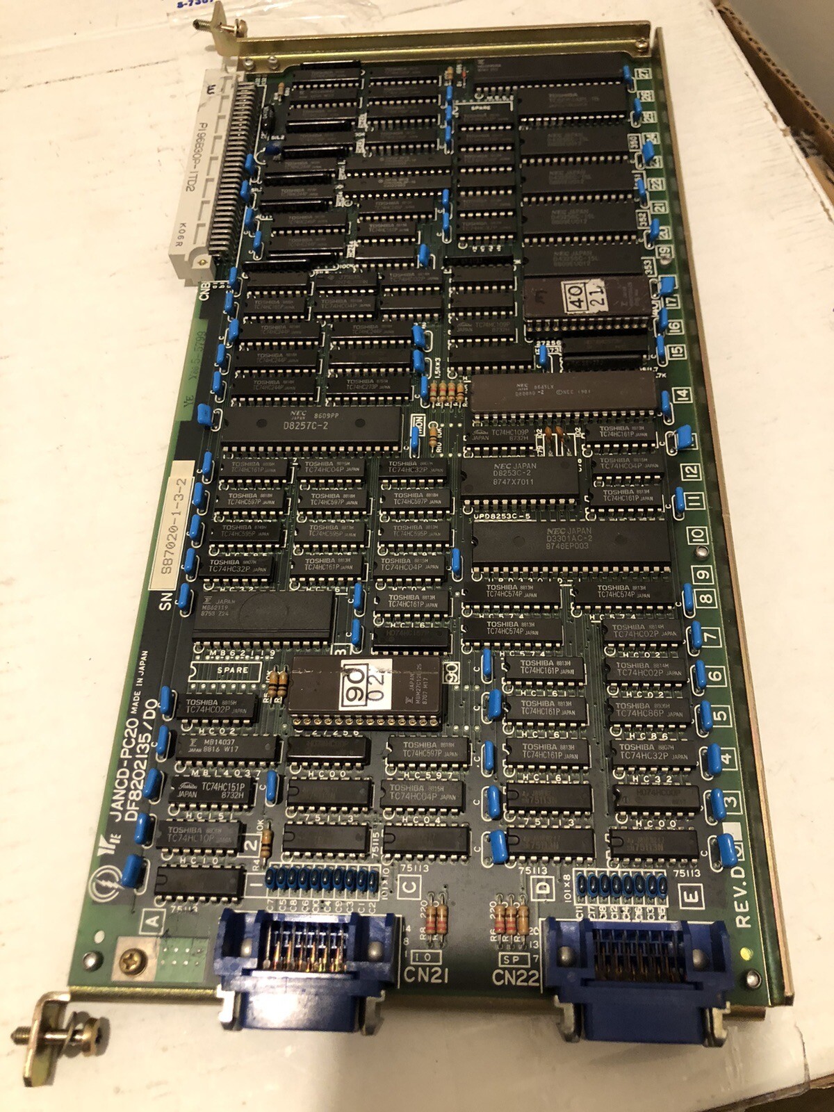 Yaskawa JANCD-PC20 PCB DF8202135/D0 Board Clean Used Tested