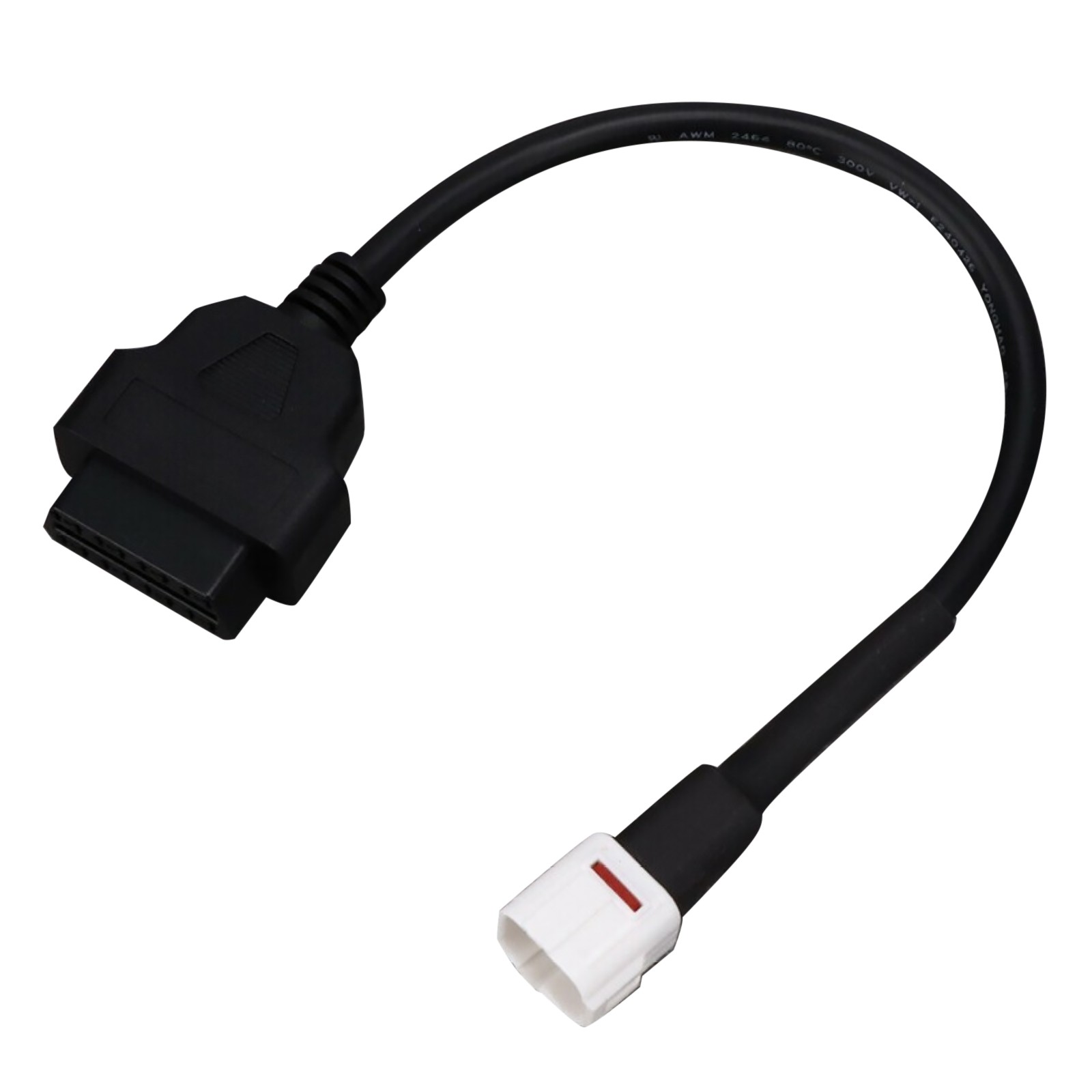 4Pin to 16Pin OBD2 Diagnostic Plug Adaptor Cable For Yamaha Motorcycle Bike ATV