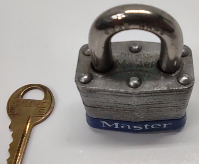 Masterlock No. 3 Padlock Hardened Lubricated